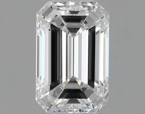 0.37ct EMERALD D IF Natural diamond