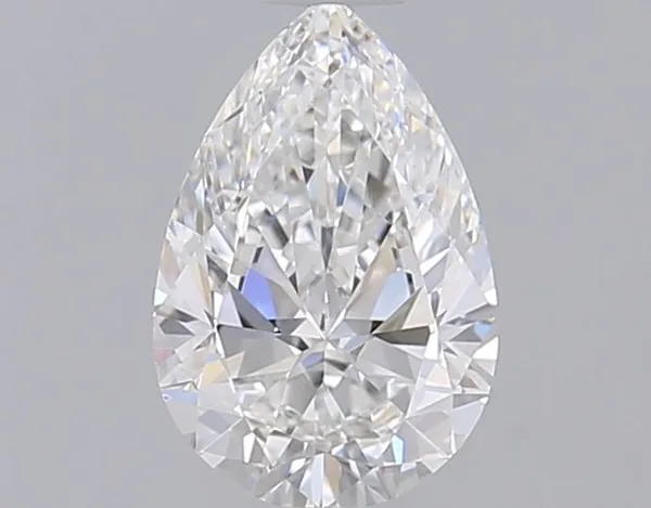 0.58ct PEAR F VS2 Natural diamond