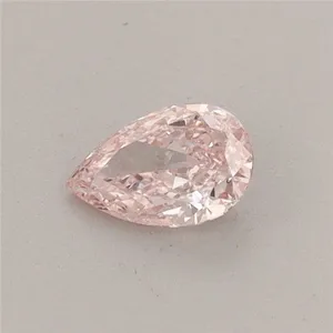 0.3ct PEAR Fancy Intense Pink VS1 Coloured Lab diamond
