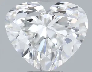 0.34ct HEART F IF Natural diamond