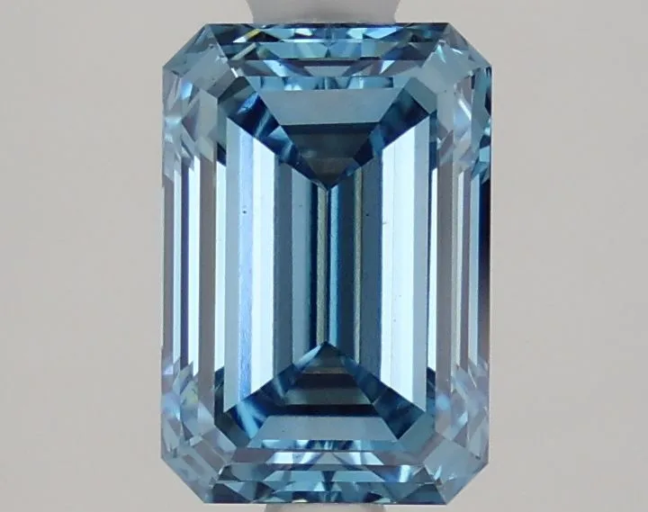 1.91ct EMERALD Fancy Vivid Blue VS1 Coloured Lab diamond