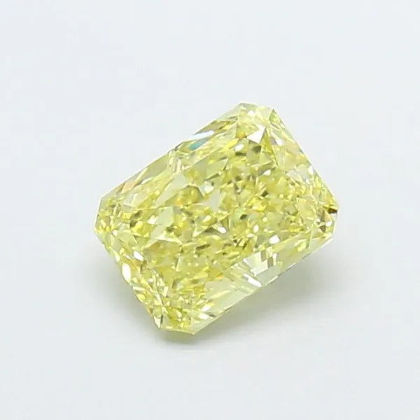 1.04ct RADIANT Fancy Yellow VS1 Coloured Lab diamond