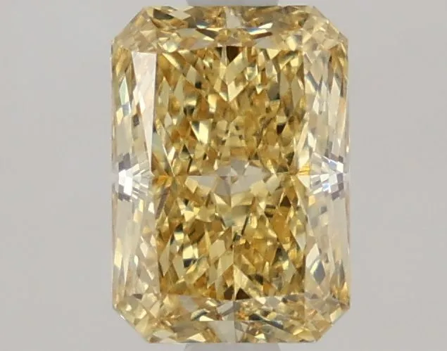 1.41ct RADIANT Fancy Intense Yellow VVS2 Coloured Lab diamond