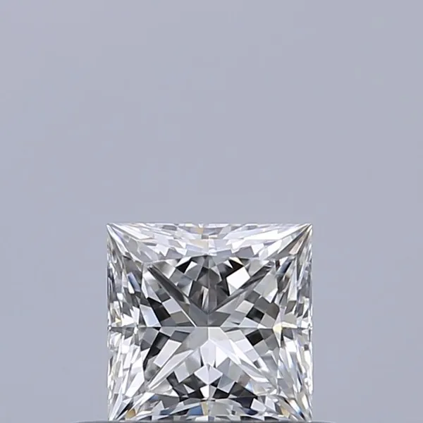 0.38ct PRINCESS E VVS1 Natural diamond