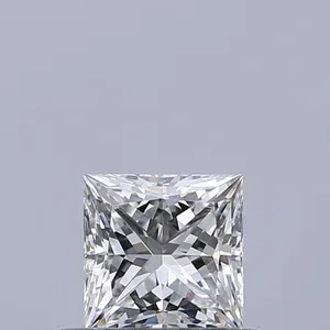 0.38ct PRINCESS E VVS1 Natural diamond