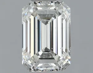 0.72ct EMERALD F VS2 Lab diamond