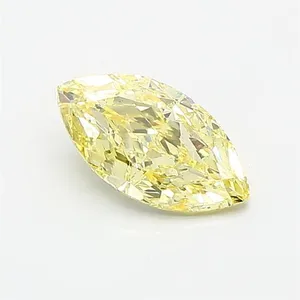 1.02ct MARQUISE Fancy Intense Yellow VS2 Coloured Lab diamond