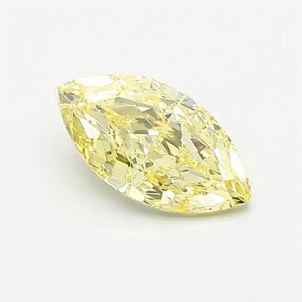 1.02ct MARQUISE Fancy Intense Yellow VS2 Coloured Lab diamond