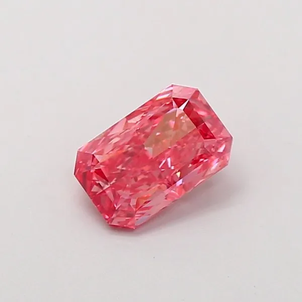 1ct RADIANT Fancy Vivid Pink VS2 Coloured Lab diamond