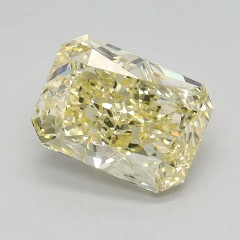 1.10ct RADIANT Fancy Intense Yellow VS1 Coloured Lab diamond