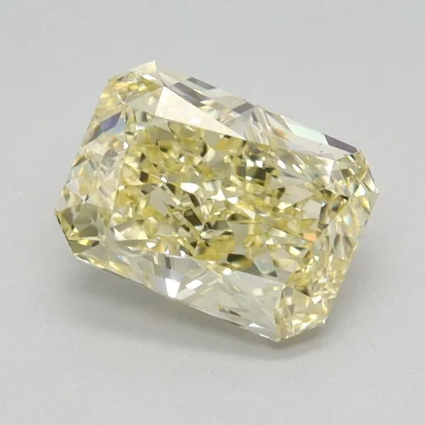 1.1ct RADIANT Fancy Intense Yellow VS1 Coloured Lab diamond