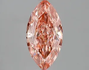 2.48ct MARQUISE Fancy Vivid Pink VVS2 Coloured Lab diamond
