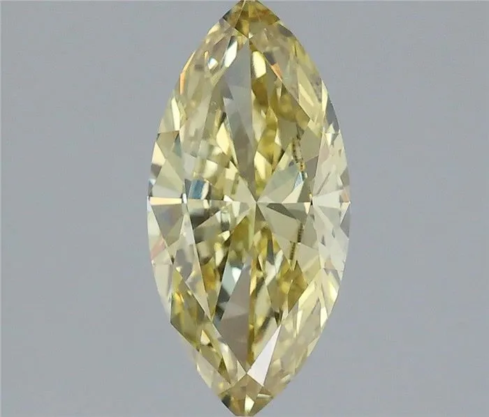 1.16ct MARQUISE Fancy Yellow VS1 Coloured Lab diamond