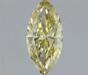 1.16ct MARQUISE Fancy Yellow VS1 Coloured Lab diamond