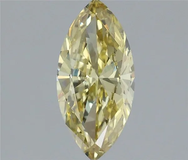 1.16ct MARQUISE Fancy Yellow VS1 Coloured Lab diamond