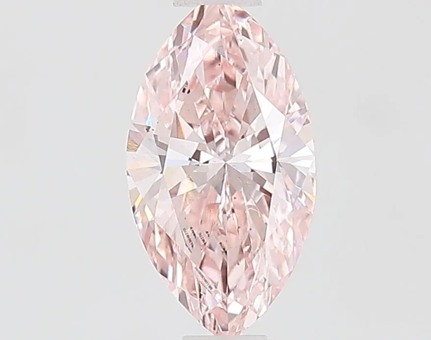 0.70ct MARQUISE Fancy Intense Pink VS1 Coloured Lab diamond