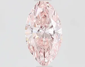 0.7ct MARQUISE Fancy Intense Pink VS1 Coloured Lab diamond
