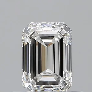0.51ct EMERALD F VVS2 Natural diamond