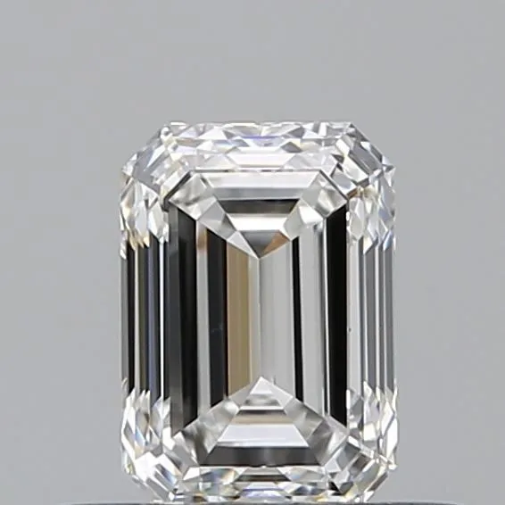 0.51ct EMERALD F VVS2 Natural diamond
