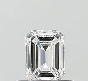 0.53ct EMERALD D VVS1 Lab diamond
