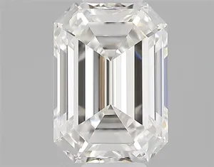 0.32ct EMERALD F VVS1 Natural diamond
