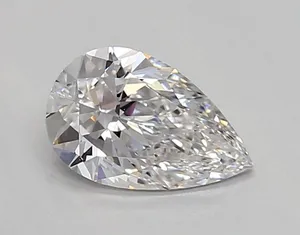 0.67ct PEAR D VVS2 Lab diamond