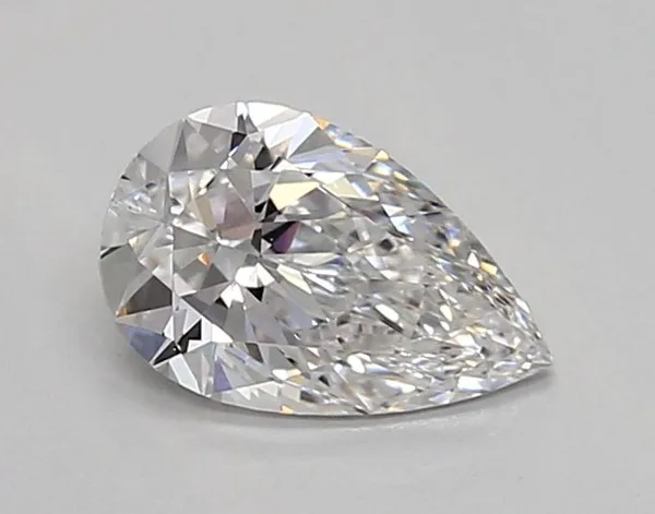 0.67ct PEAR D VVS2 Lab diamond