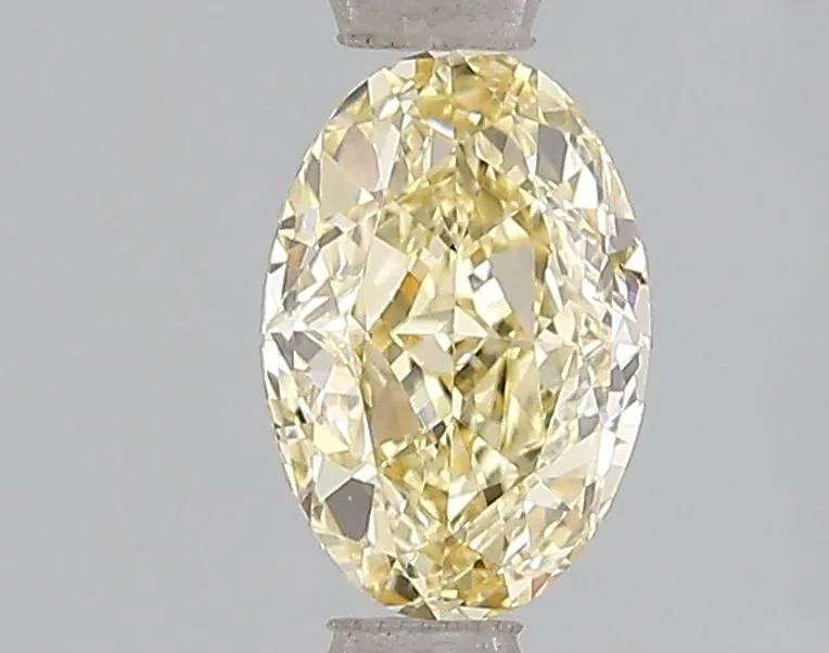 1.04ct OVAL Fancy Intense Yellow VVS2 Coloured Lab diamond