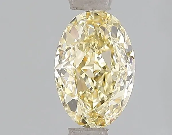 1.04ct OVAL Fancy Intense Yellow VVS2 Coloured Lab diamond