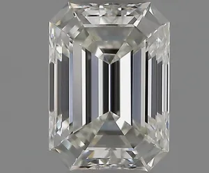 0.6ct EMERALD H VVS1 Natural diamond