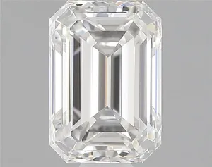 0.51ct EMERALD F VVS1 Natural diamond