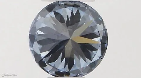 0.33ct ROUND Fancy Vivid Blue IF Coloured Lab diamond