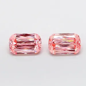 1.11ct CUSHION Fancy Vivid Pink VS1 Coloured Lab diamond