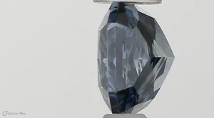 0.67ct RADIANT Fancy Vivid Blue VS2 Coloured Lab diamond