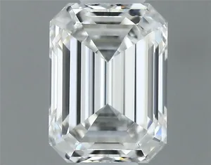 0.35ct EMERALD F VVS2 Natural diamond