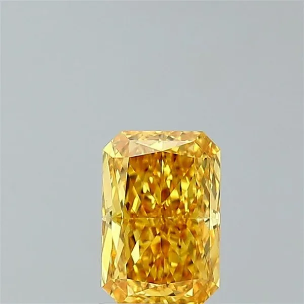 1.03ct RADIANT Fancy Vivid Yellow VS1 Coloured Lab diamond