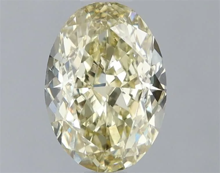 1.01ct OVAL Fancy Yellow VS1 Coloured Lab diamond