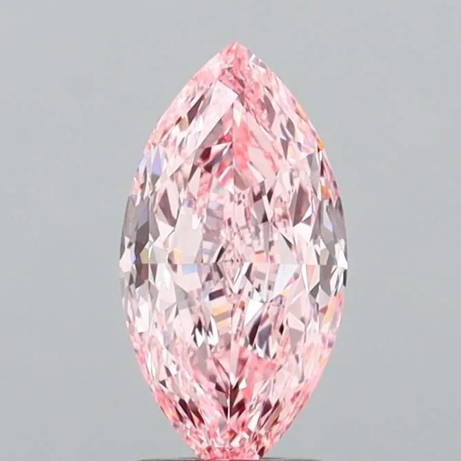 2.01ct MARQUISE Fancy Intense Pink VVS1 Coloured Lab diamond