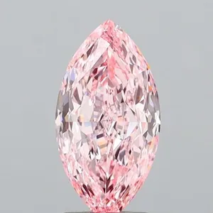2.01ct MARQUISE Fancy Intense Pink VVS1 Coloured Lab diamond