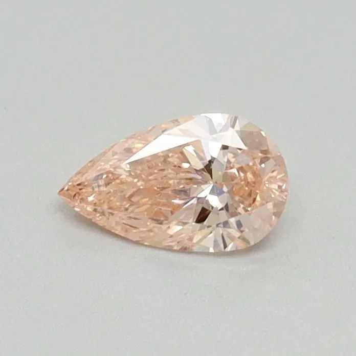 0.30ct PEAR Fancy Intense Pink VS1 Coloured Lab diamond