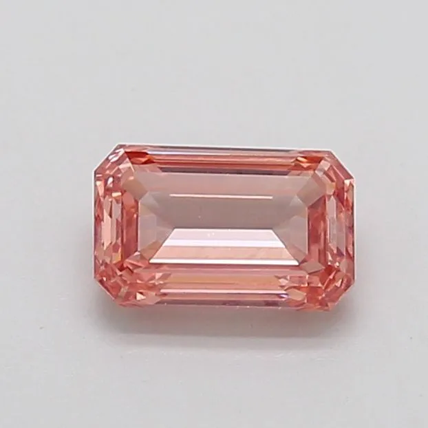 1.05ct EMERALD Fancy Intense Pink VS1 Coloured Lab diamond