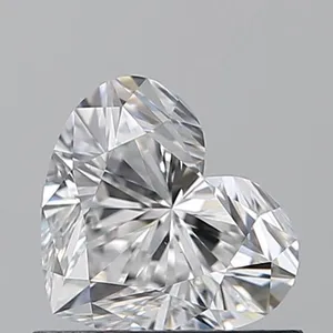 0.71ct HEART D VS2 Natural diamond