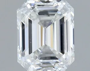 0.7ct EMERALD F VVS2 Natural diamond