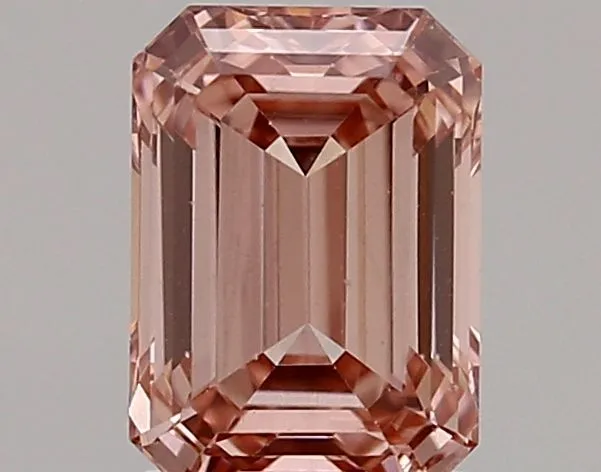 1.31ct EMERALD Fancy Vivid Pink VS1 Coloured Lab diamond