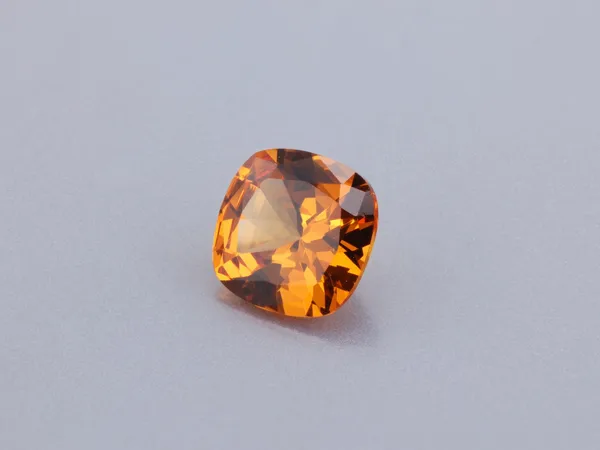 0.78ct Orange Garnet, Cushion cut gemstone