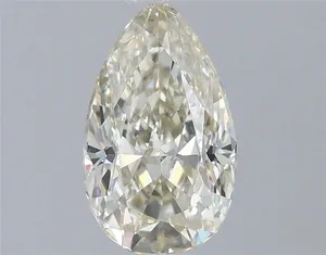 0.82ct PEAR Fancy Light Yellow VS1 Coloured Lab diamond