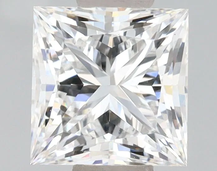 1.01ct PRINCESS Fancy Vivid Blue SI2 Coloured Lab diamond