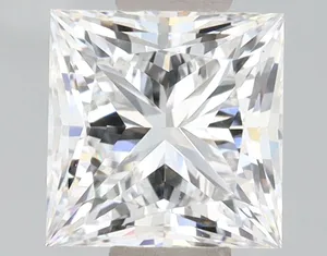 1.01ct PRINCESS Fancy Vivid Blue SI2 Coloured Lab diamond