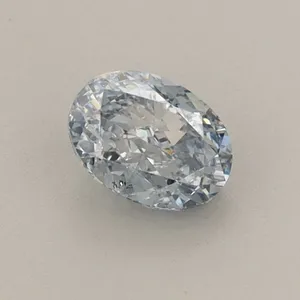 0.58ct OVAL Fancy Intense Blue VVS2 Coloured Lab diamond
