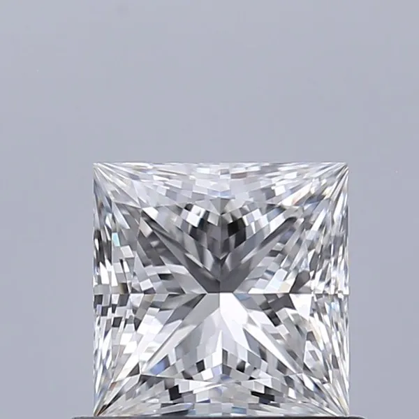 0.74ct PRINCESS E VVS2 Natural diamond